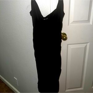 Shein Black Wrap dress